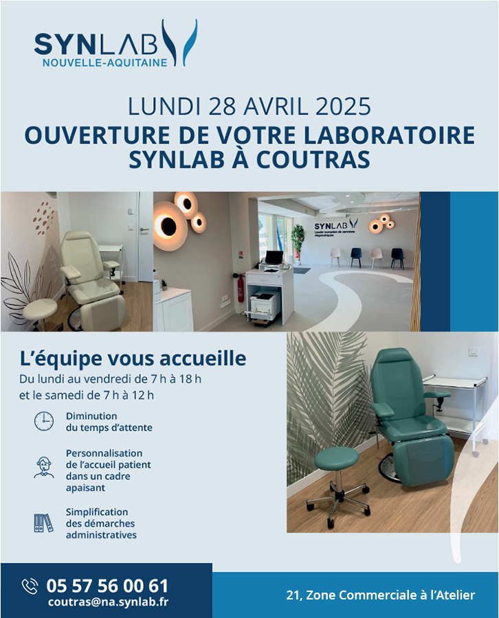 OUVERTURE SYNLAB COUTRAS